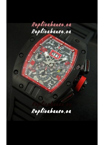 Richard Mille RM011 Filipe Massa PVD Casing Edition Swiss Replica Watch