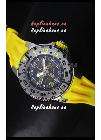 Richard Mille RM028 Automatic Diver's Swiss Replica Watch in Yellow