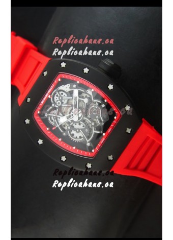 Richard Mille RM055 Bubba Watson Swiss Replica Watch in Black