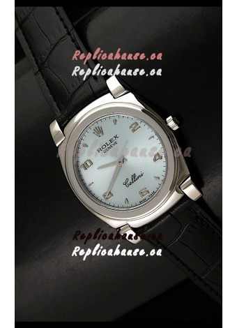 Rolex Cellini Japanese Replica Watch in Silver Dial
