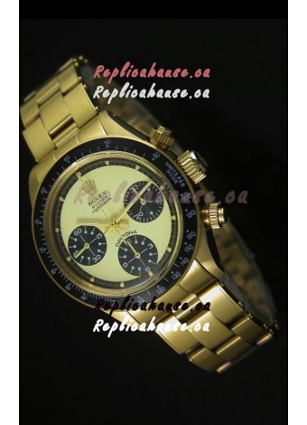 Rolex Daytona 6263 Cosmograph White Dial in Gold Case