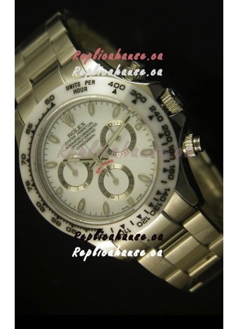 Rolex Daytona Cosmograph White Ceramic Bezel Replica Watch