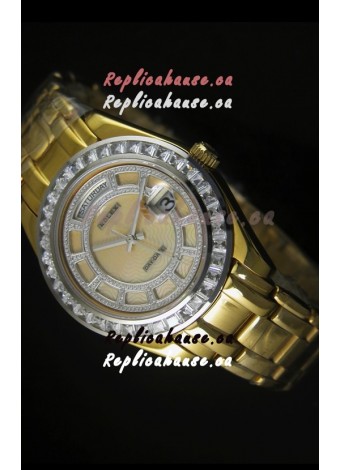 Rolex Day Date Swiss Watch in Rose Gold Case