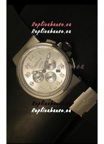 Ulysse Nardin Marine Chronograph Stainless Steel Arabic Dial - 1:1 Mirror Replica