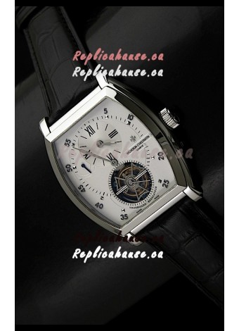 Vacheron Constantin Power Reserve Tourbillon Swiss Watch in Steel