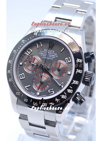 Rolex Project X Daytona Limited Edition Series II Cosmograph MonoBloc Cerachrom Swiss Watch in Grey Dial