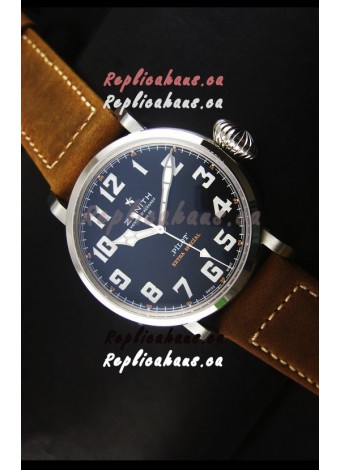 Zenith Pilot Type 20 Extra Special Swiss Replica Watch in Stainless Steel