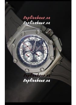 Audemars Piguet Royal Oak Offshore Michael Schumacher Quartz Movement Watch in Grey 