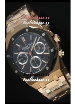 Audemars Piguet Royal Oak Rose Gold in Blue Ceramic Dial - 1:1 Mirror Replica