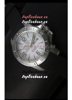 Ball Hydrocarbon Spacemaster Automatic Day Date Rubber Strap in White Dial - Original Citizen Movement 