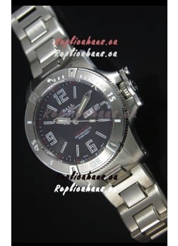 Ball Hydrocarbon Spacemaster Automatic Replica Day Date Watch in Black Dial - Original Citizen Movement 