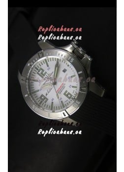 Ball Hydrocarbon Spacemaster Automatic Rubber Strap in White Dial - Original Citizen Movement 