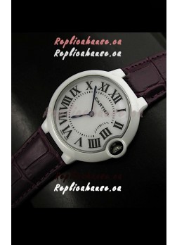 Cartier Ballon de Ladies Replica Watch in White Dial