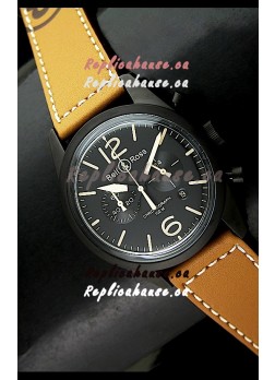 Bell and Ross BR126 Vintage Swiss Quartz Watch in PVD Casing