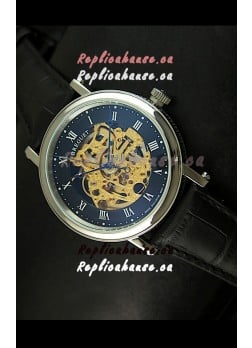 Breguet Classique Japanese Automatic Watch in Gold Skeleton Dial - Arabic Hour Numerals