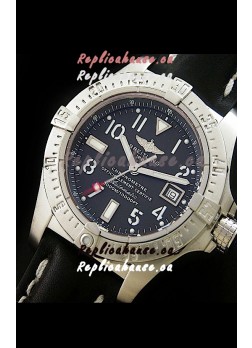 Breitling Avenger Seawolf Swiss Replica Watch in Black Dial