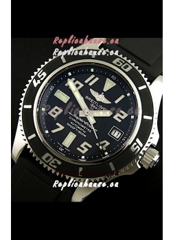 Breitling Superocean Swiss Replica Watch in Black Dial - Ultimate Mirror Replica