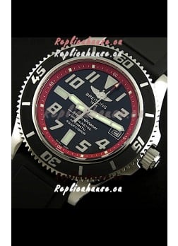 Breitling Superocean Swiss Replica Watch in Black Dial - Ultimate Mirror Replica