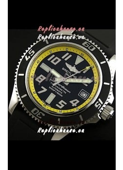 Breitling Superocean Swiss Replica Watch in Black Dial - Ultimate Mirror Replica