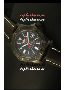 Breitling Seawolf PVD Coated Swiss Watch - Stick Markers
