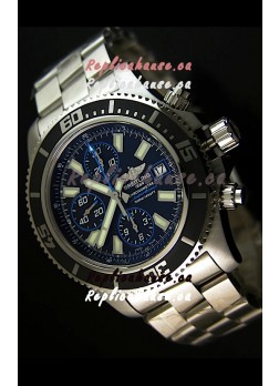 Breitling SuperOcean Abyss Swiss Chronograph Replica Watch - 1:1 Mirror Replica - 44MM Blue Markers