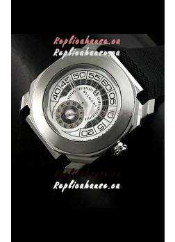 Bvlgari Gerald Genta Swiss Replica Watch in White Dial