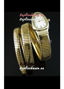 Bvlgari Serpenti Ladies Watch in Japanese Quartz Movement - Gold Plated Case