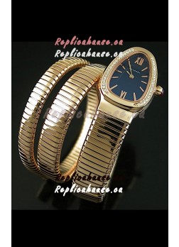 Bvlgari Serpenti Ladies Watch in Japanese Quartz Movement - Diamonds Bezel