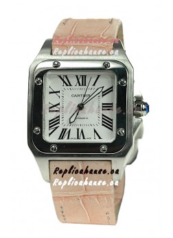 Cartier Santos 100 Mid Sized Swiss Replica Watch