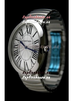 Cartier Ballon de Swiss Replica Watch in White Dial
