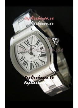 Cartier Roadster Swiss Replica Watch Stainless Steel - 38MM Wide