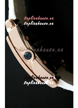Chopard Happy Sport Swiss Replica Watch in Pink Strap