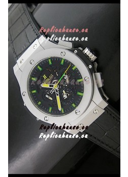 Hublot Big Bang Niemeyer Sandblasted Case Swiss Watch in Steel