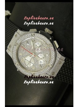 Hublot Big Bang Bling Edition Swiss Replica Watch - Titanium Case