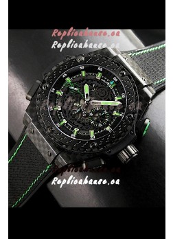 Hublot Big Bang Ayrton Senna Full Carbon Casing Swiss Watch 
