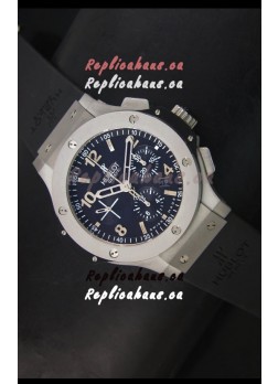 Hublot Big Bang Matte Stainless Steel Case Swiss Replica Watch - 1:1 Mirror Replica