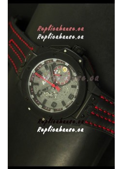 Hublot Big Bang Ferrari Swiss Quartz Movement Watch in PVD Case