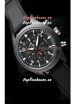 IWC Top Gun Ceramic Swiss Watch in Black