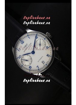 IWC Portugieser IW500705 Swiss Automatic Watch in White Dial - Updated 1:1 Mirror Replica 