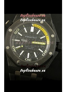 Audemars Piguet Royal Oak Offshore Scuba Swiss Replica Watch - Genuine Carbon Casing