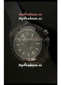 IWC Ingenieur Carbon Casing Swiss Replica Watch in Black Carbon Dial