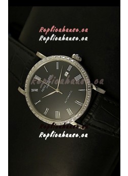 Patek Philippe Calatrava 5120 Swiss Replica Watch in Steel Casing - Roman Hours