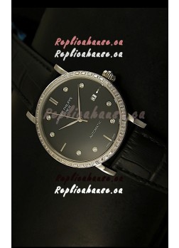 Patek Philippe Calatrava 5298 Swiss Replica Watch in Steel Casing - Diamonds Hours