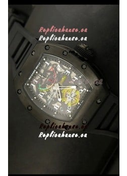 Richard Mille RM002 Power Reserve Tourbillon Swiss Replica Watch in PVD 