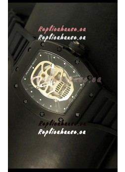 Richard Mille RM052 Skull Tourbillon Swiss Replica Watch in PVD Case