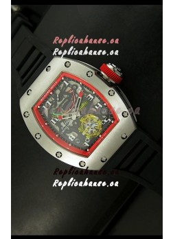 Richard Mille RM002 Power Reserve Tourbillon Swiss Replica Watch in Steel Case