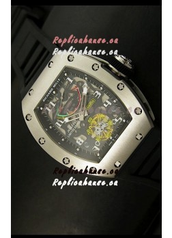 Richard Mille RM002 Power Reserve Tourbillon Swiss Replica Watch in Steel Case