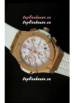 Hublot Big Bang Pink Gold Casing Swiss Watch 40MM - 1:1 Mirror Replica 