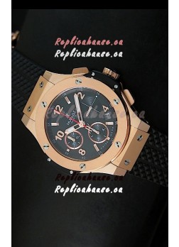 Hublot Big Bang Pink Gold Casing Swiss Watch 40MM - 1:1 Mirror Replica 