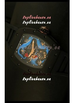 Richard Mille RM057 Tourbillon Jackie Chan Swiss Replica Watch in PVD Case